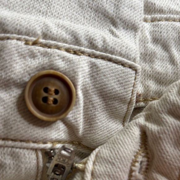 Free People Cream Mini Skirt - Picture 2 of 4